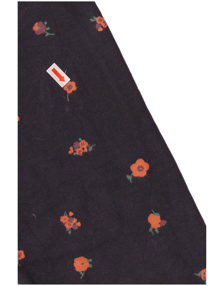 Jack Wills moletom feminino com capuz gráfico Reino Unido 12 algodão azul marinho médio