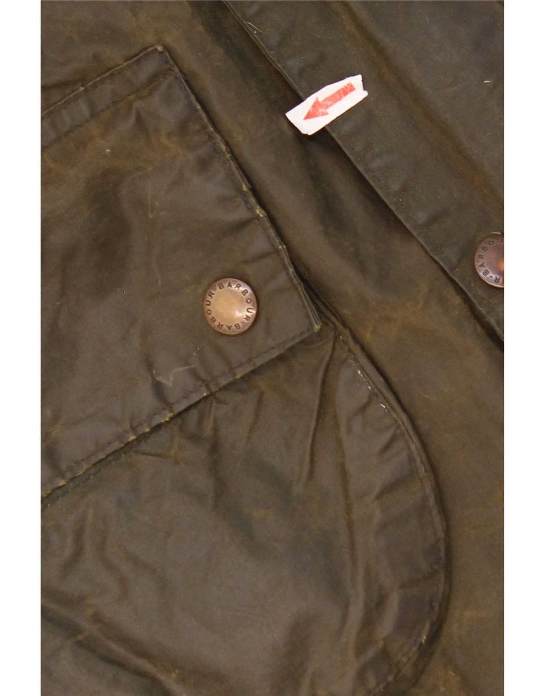 Jaqueta masculina de algodão encerado Barbour Gamefair tamanho 38 cáqui pequeno