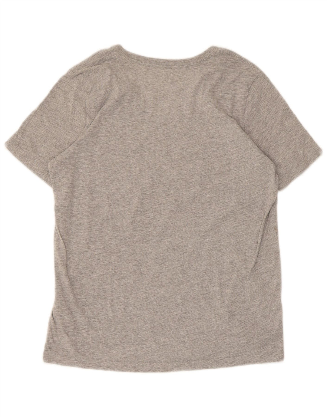 Camiseta feminina Converse Classic Fit gráfica top UK 12 cinza médio manchado