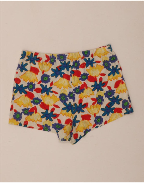 Calça quente feminina Colmar grande W34 algodão floral multicolorido