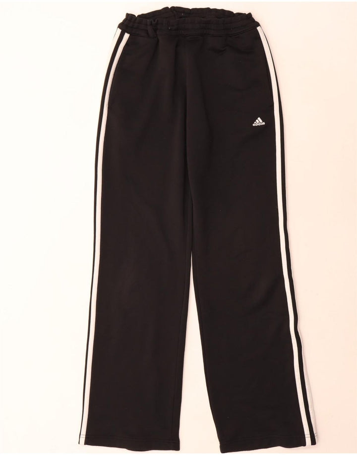 Adidas Womens Full Tracksuit UK 10 Pequeno Poliéster Preto