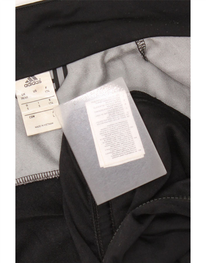 Adidas Mens Tracksuit Top Jacket UK 38/40 Medium Black Colourblock