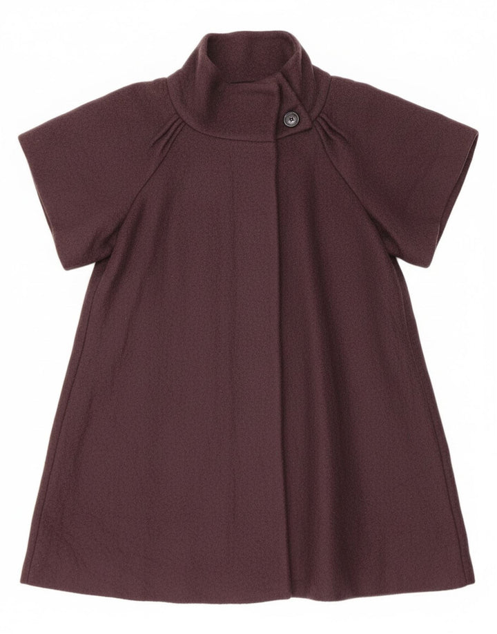 Sobretudo feminino de manga curta Max & Co. UK 14 Roxo médio