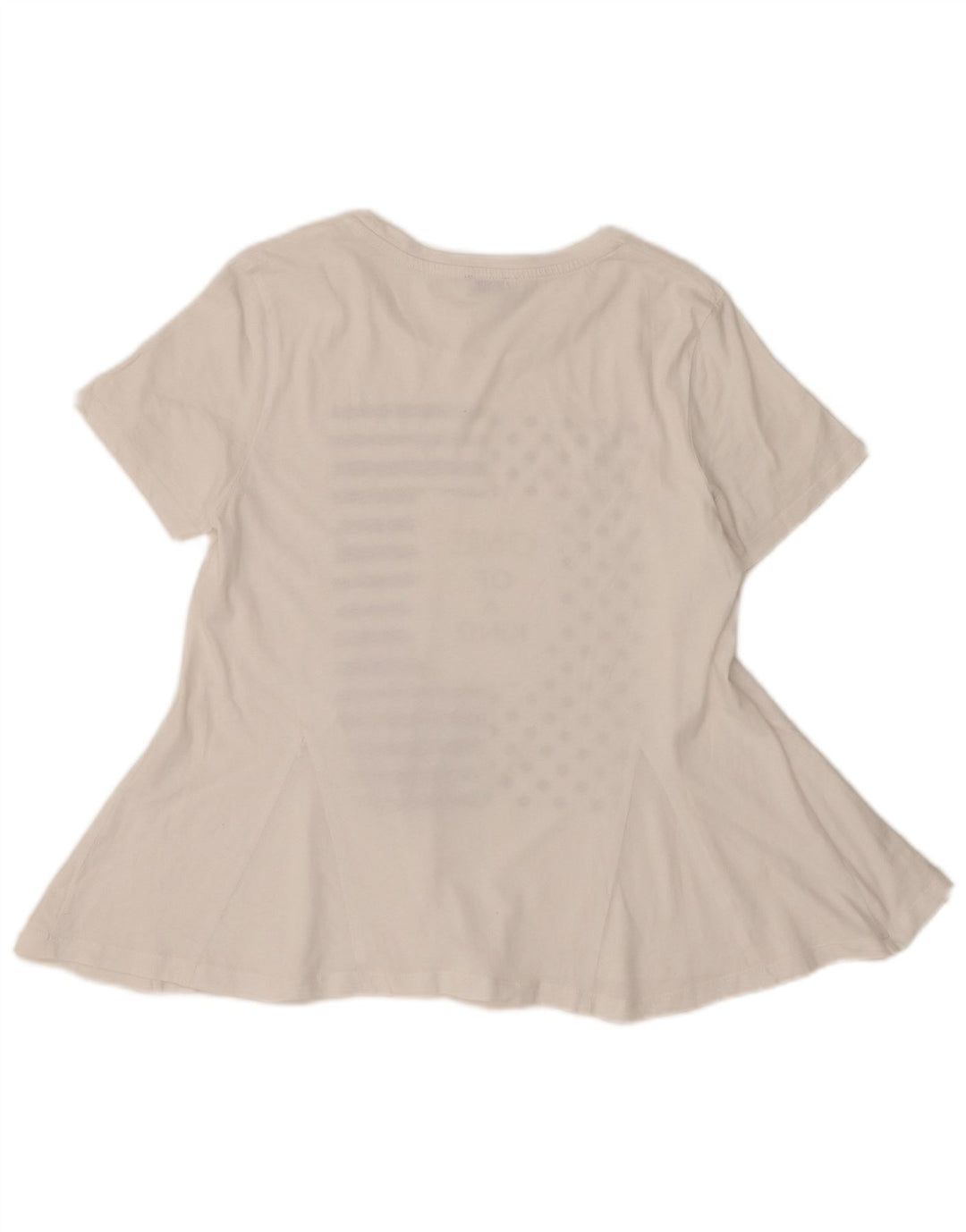 Liu Jo Blusa feminina Milano gráfica top Reino Unido 12 médio branco