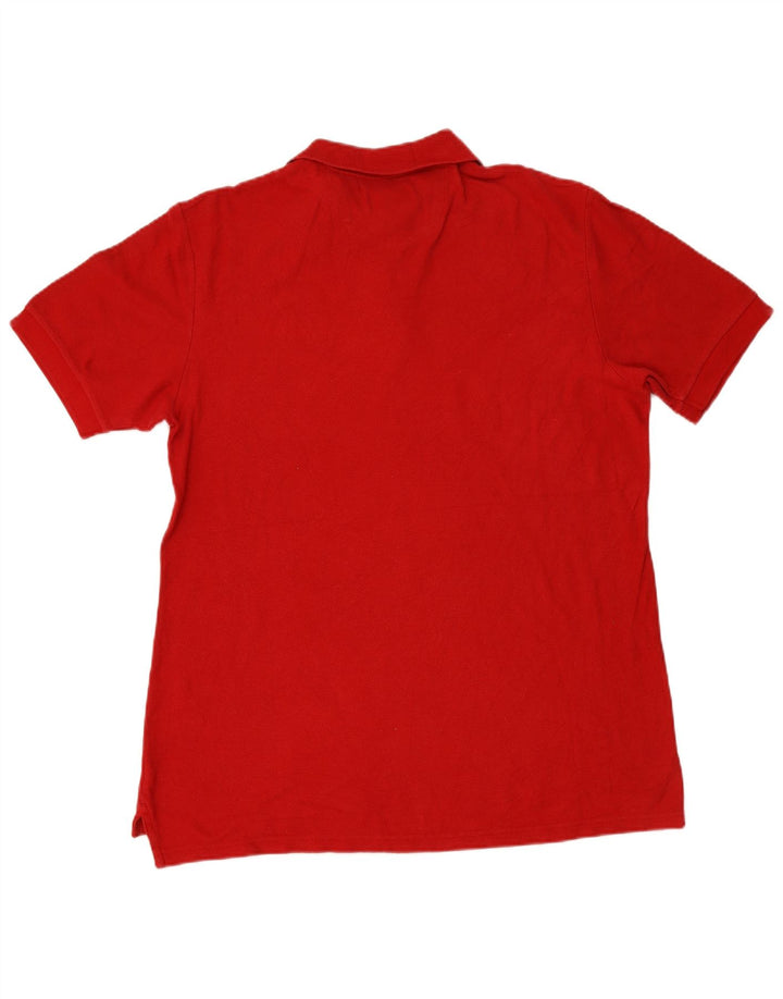 Camisa polo masculina CHAPS grande algodão vermelho