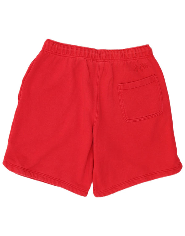 Jordan Mens Sport Shorts Grande Algodão Vermelho