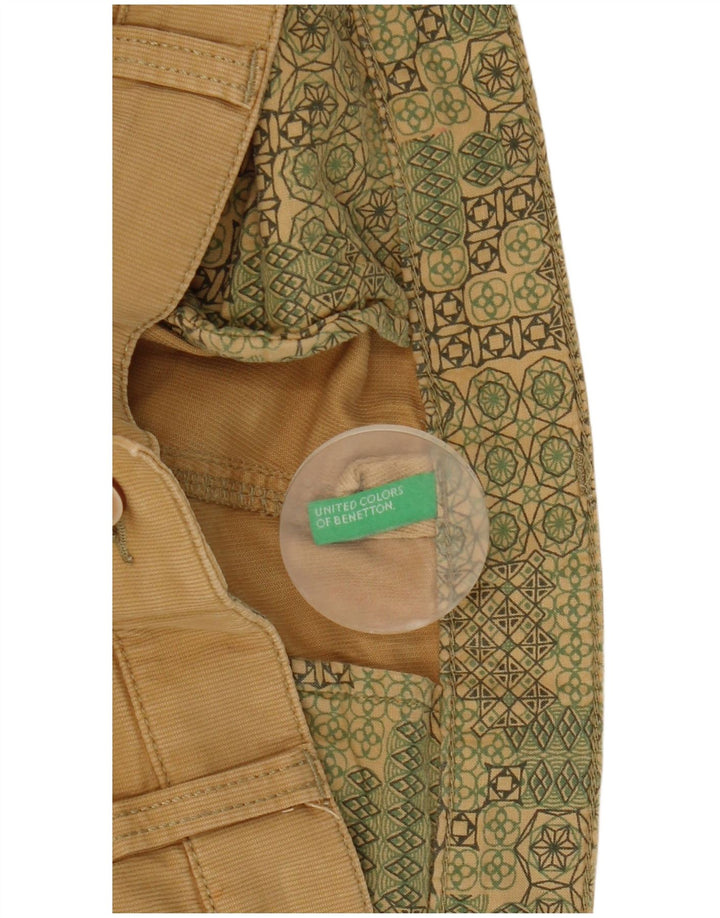 Calça cargo reta masculina Benetton W36 L31 bege