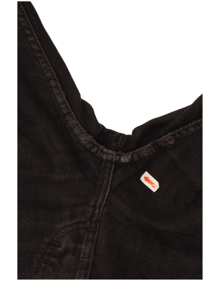 Lee Mens Seattle Straight Jeans W38 L30 Algodão Preto