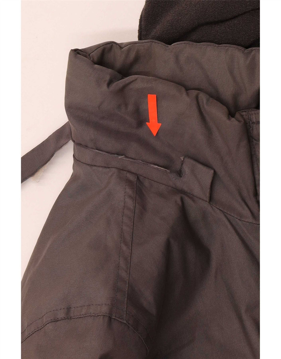 Jaqueta bomber com capuz gráfico oversized feminino North Sails Reino Unido 6 XS cinza