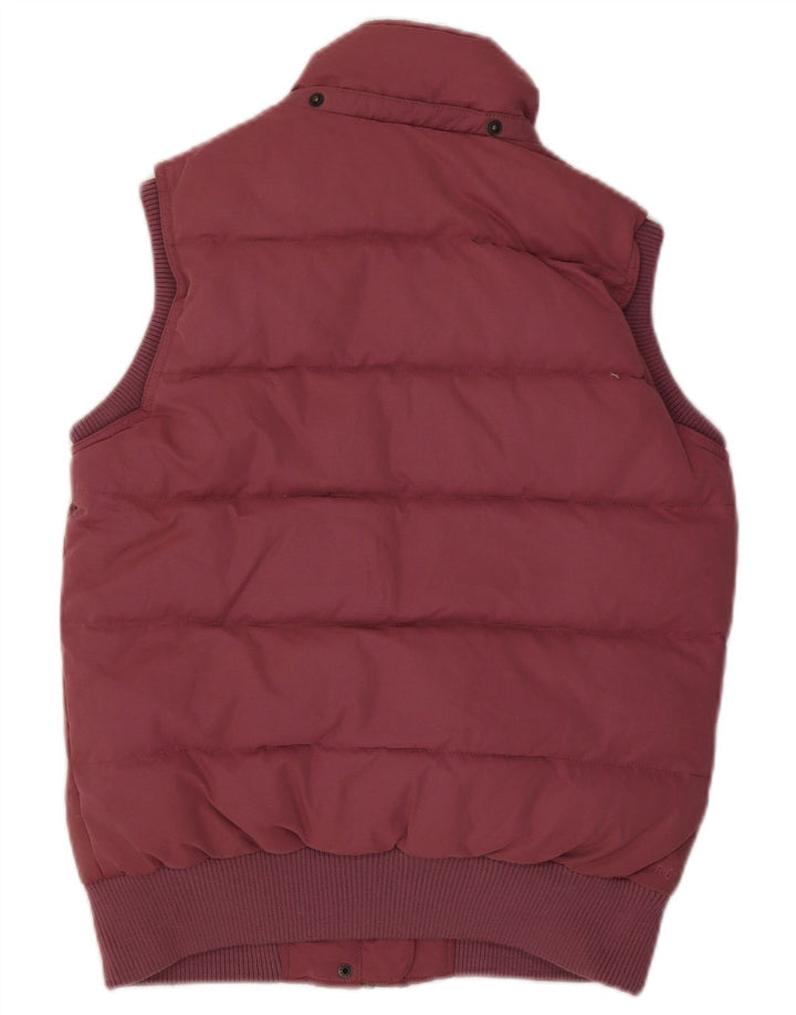 Fat Face Womens Sherpa Oversized acolchoado Gilet UK 10 poliéster rosa pequeno
