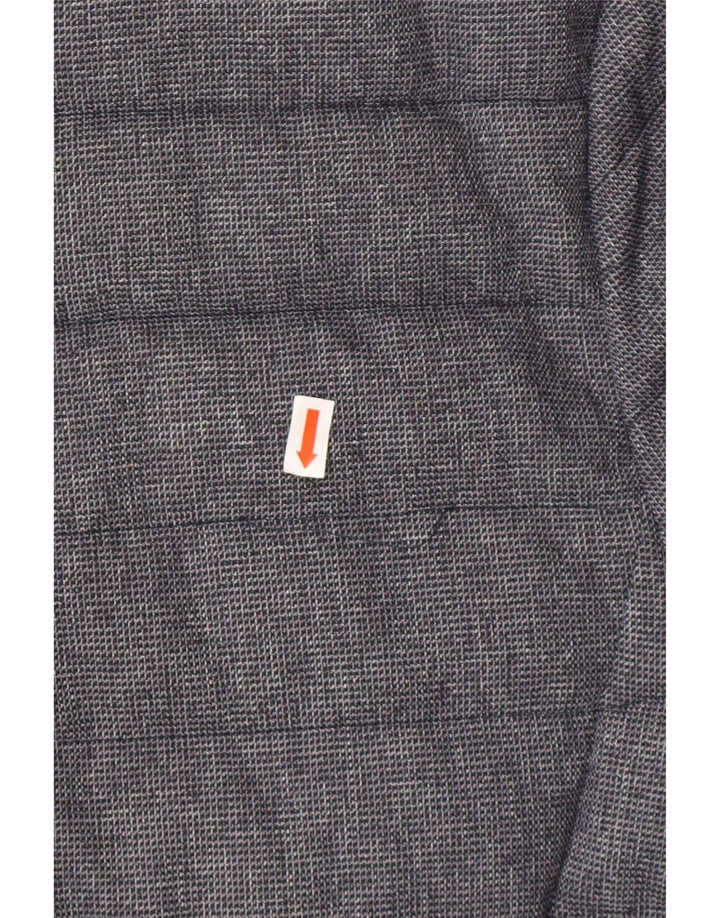 Jaqueta acolchoada masculina PAUL COSTELLOE UK 40 grande poliéster azul marinho