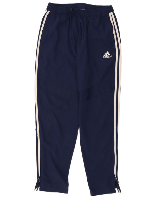 Adidas Mens Tracksuit Trousers Large Navy Blue Polyester