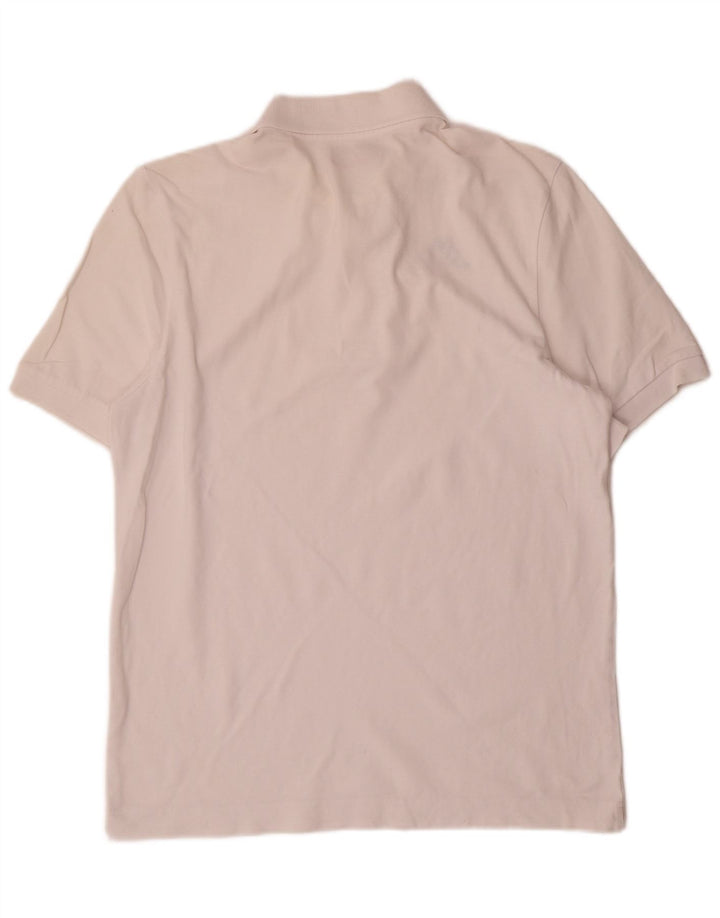 Camisa polo masculina Kappa médio branco