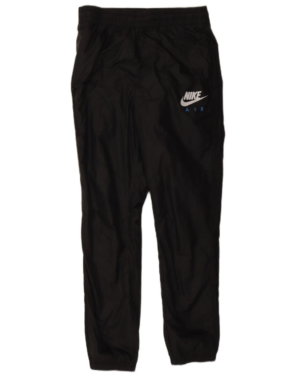 Nike Womens Graphic Tracksuit Calças Joggers UK 14 Médio Preto