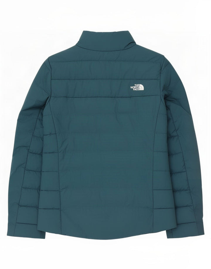 Jaqueta acolchoada feminina The North Face UK 14 poliéster azul médio