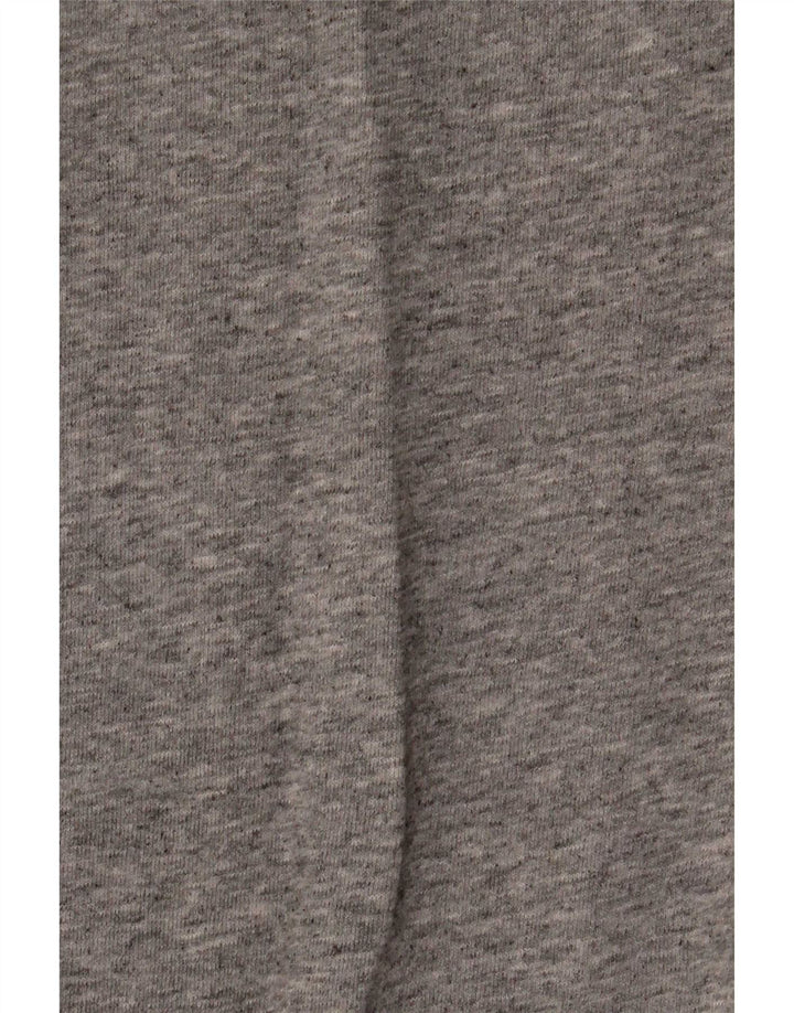 Calça de treino masculina Zara Joggers grande algodão manchado cinza