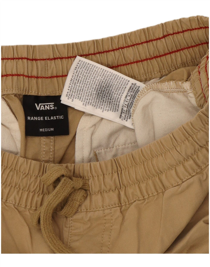 VANS Mens Casual Shorts Médio W30 Algodão Bege