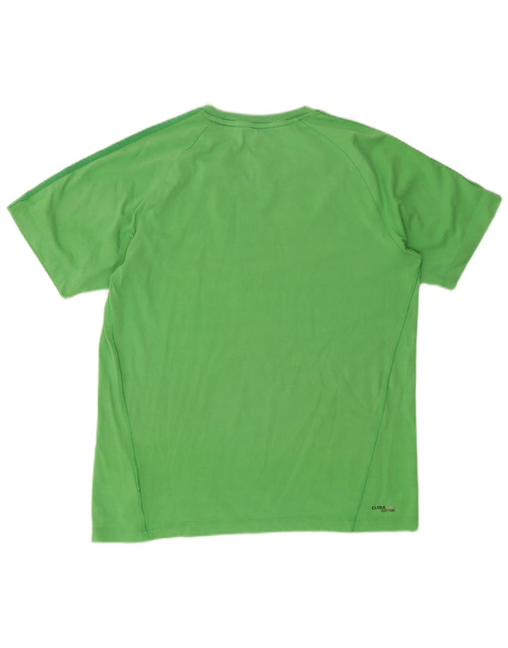 ADIDAS Mens Clima 365 T-Shirt Top Verde Médio