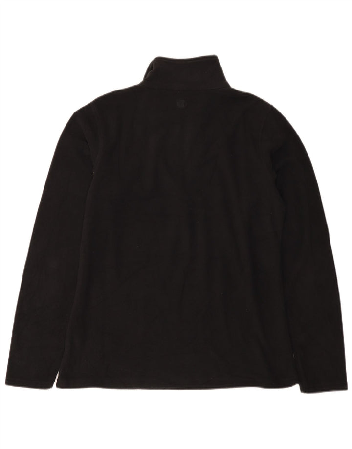 Suéter de lã feminino Mountain Warehouse com zíper e gola UK 14 médio preto