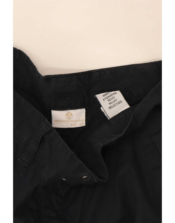 Shorts cargo feminino North Sails IT 42 médio W30 algodão preto