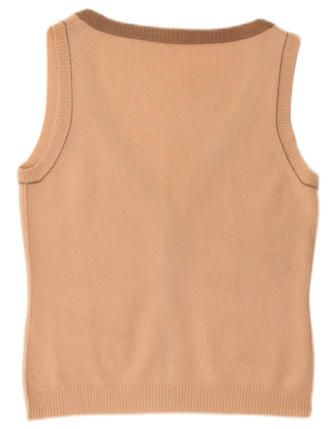 Suéter cardigã feminino sem mangas SCHUMACHER Reino Unido 14 grande lã rosa