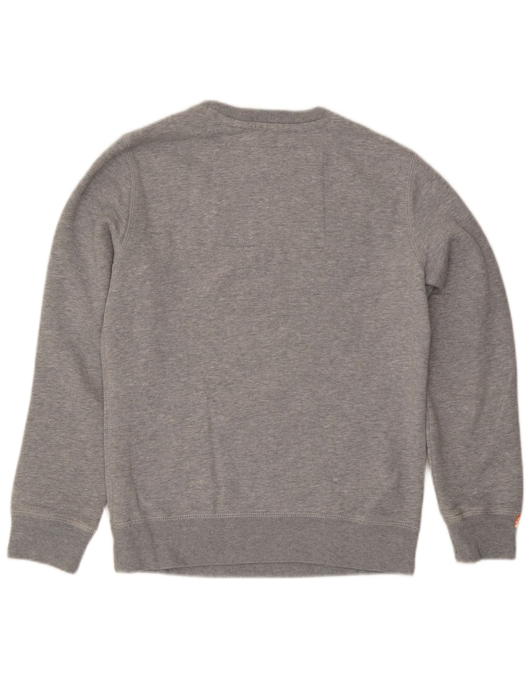 Suéter gráfico masculino Superdry pequeno algodão cinza
