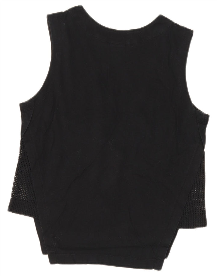 Colete gráfico feminino NIKE UK 10 pequeno preto sintético
