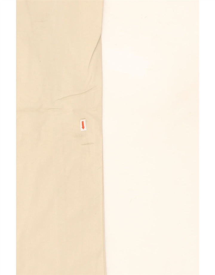 MASSIMO DUTTI Womens Straight Chino Trousers W26 L29  Beige Cotton Vintage Massimo Dutti and Second-Hand Massimo Dutti from Messina Hembry 