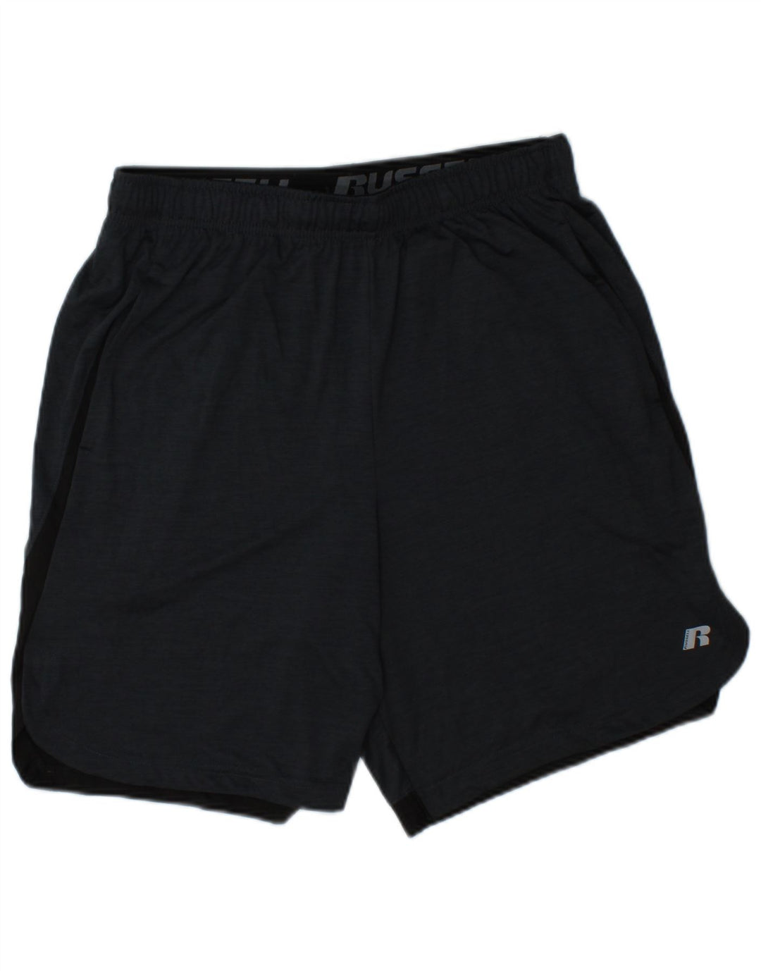 RUSSELL ATLÉTICO Mens Dri-Power Sport Shorts Médio Cinza Colourblock
