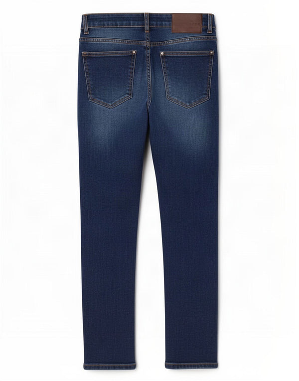 Zara Mens Slim Jeans EU 42 Grande W32 L29 Azul Algodão