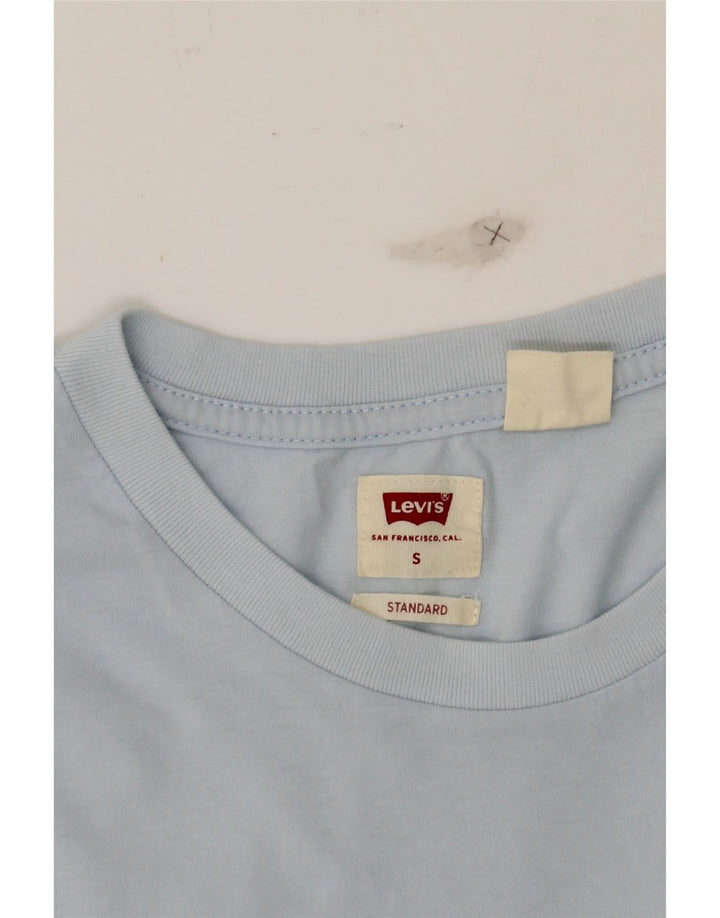 LEVI'S Mens Standard T-Shirt Top Small Blue Cotton Vintage Levi's and Second-Hand Levi's from Messina Hembry 