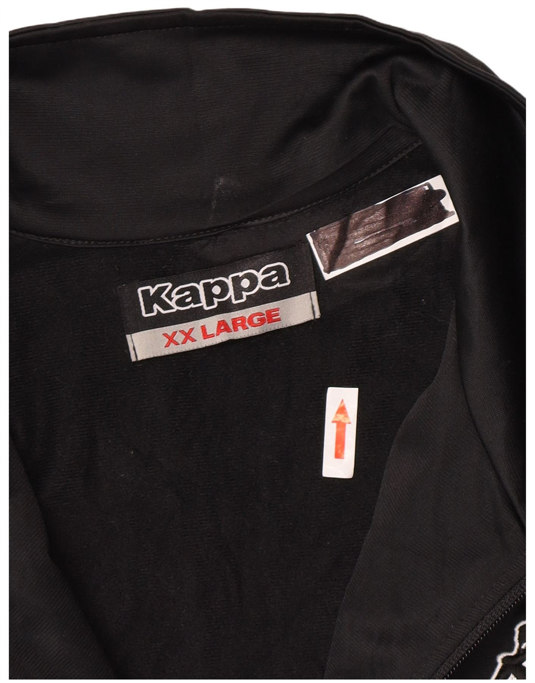 Kappa Mens Graphic Tracksuit Top Jaqueta 2XL Poliéster Preto