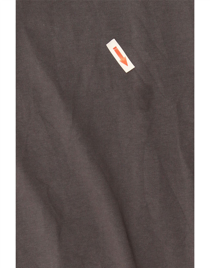Zara vestido maxi feminino sem mangas oversized Reino Unido 10 pequeno algodão cinza