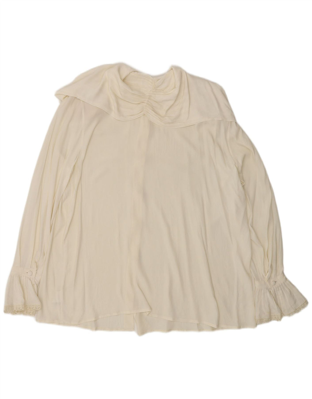 Blusa feminina oversized L'altra Moda IT 44 médio off white acetato