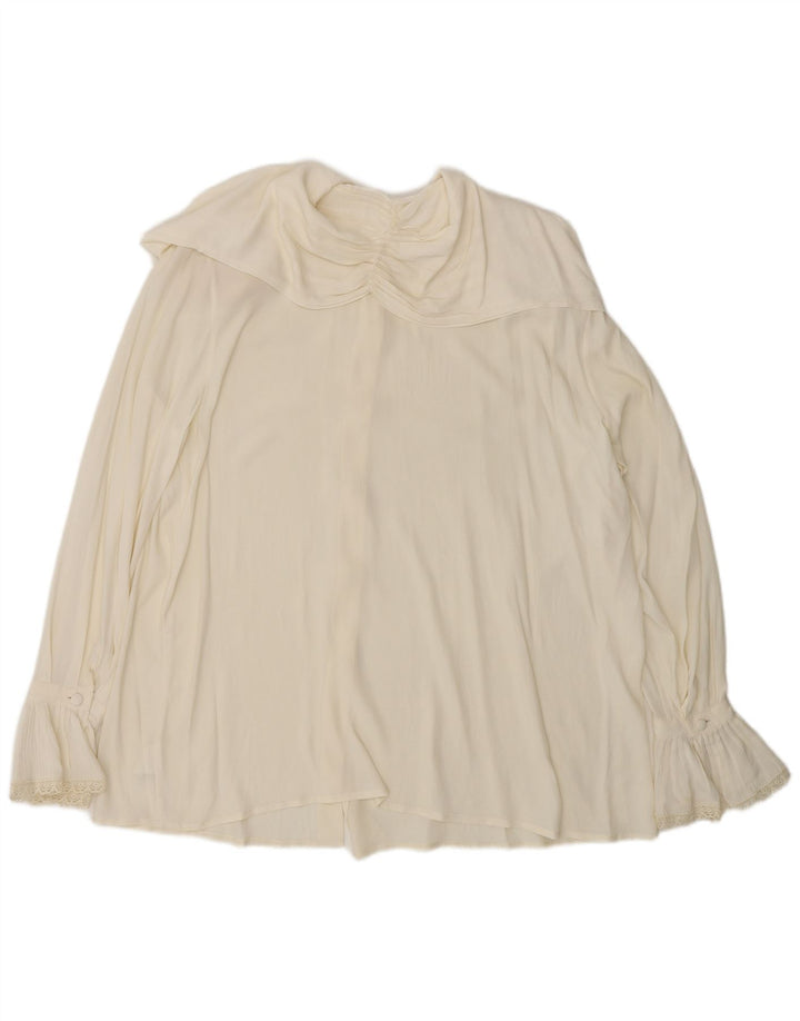 Blusa feminina oversized L'altra Moda IT 44 médio off white acetato