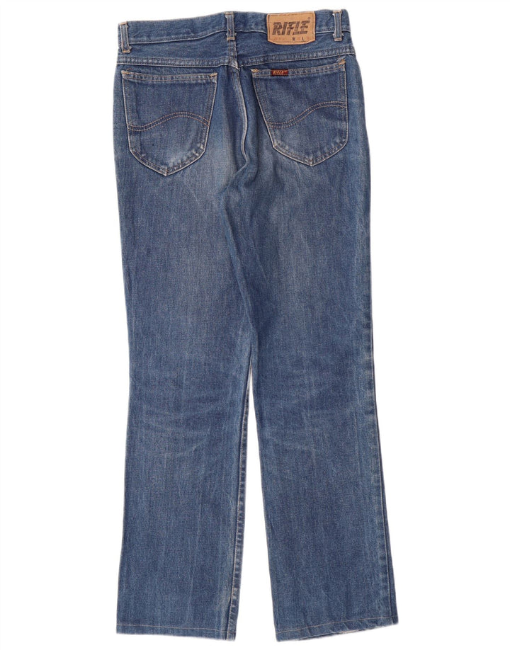RIFLE Calça jeans reta masculina W32 L28 algodão azul