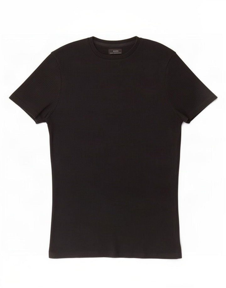 Zara Camiseta masculina grande preta