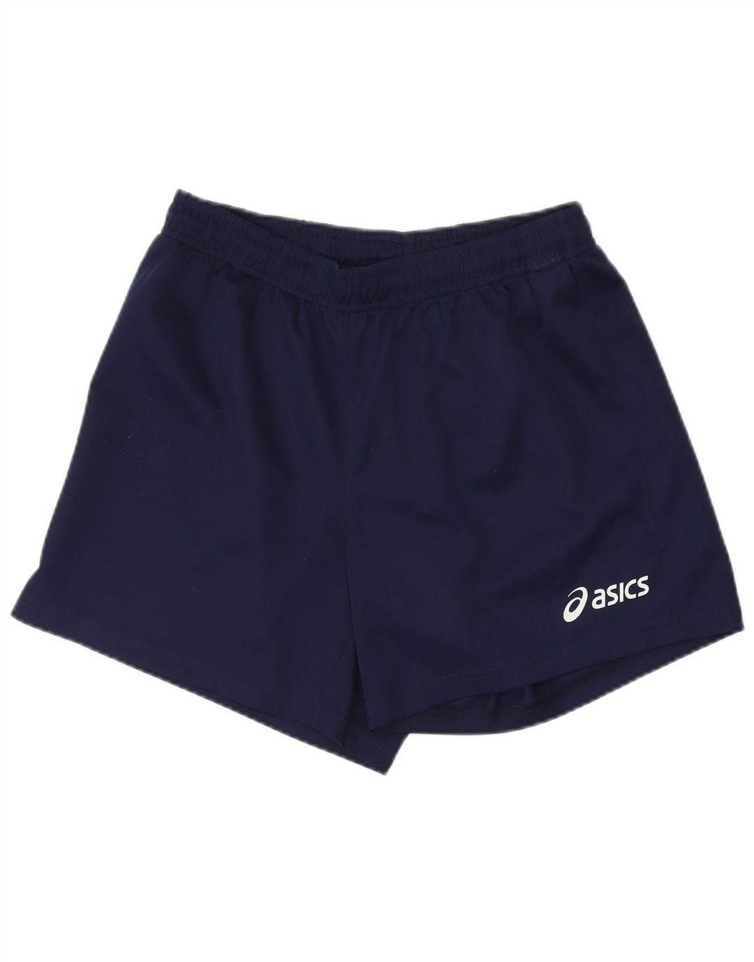 Shorts esportivos masculinos Asics pequeno poliéster azul marinho