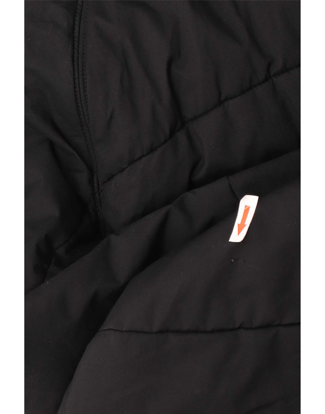 Casaco corta-vento feminino com capuz Adidas UK 16 grande poliéster preto