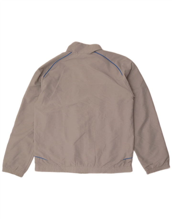 Adidas Mens Tracksuit Top Jacket UK 42/44 Grande Cinza Poliéster
