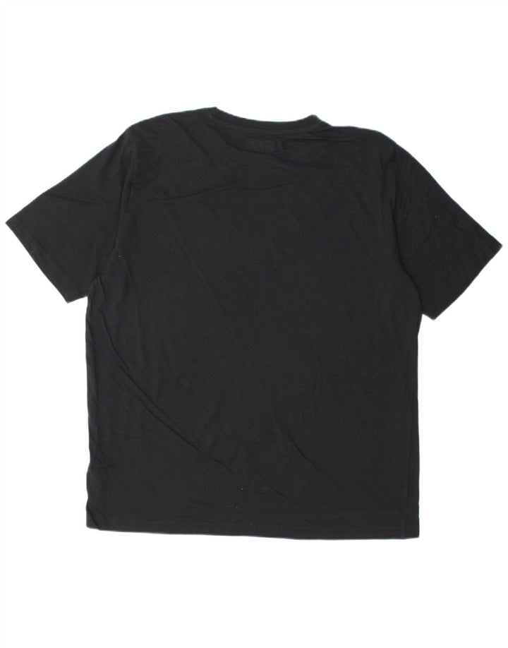 Camiseta gráfica masculina KAPPA Top XL algodão preto