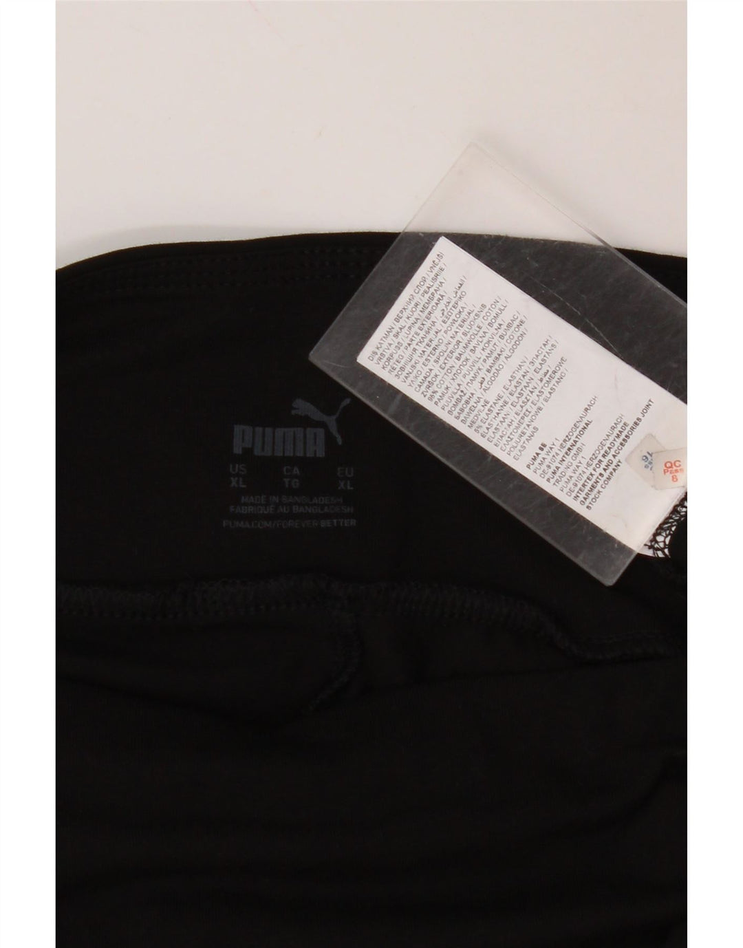 Leggings PUMA Feminino UK 18 XL Algodão Preto