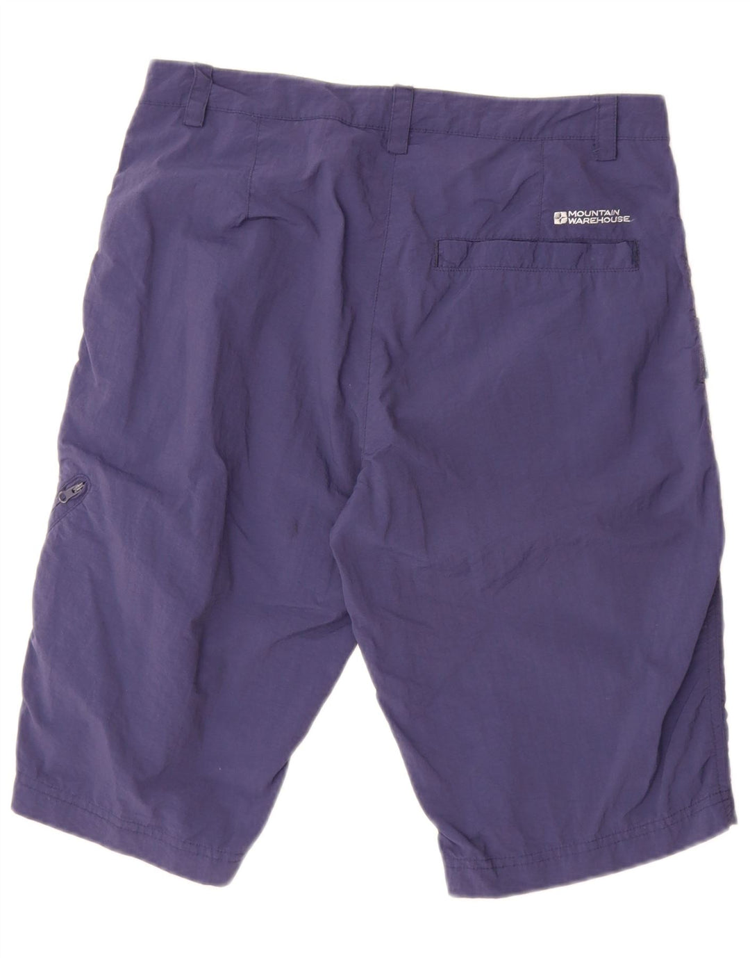 Shorts cargo feminino Mountain Warehouse UK 12 médio W32 azul marinho nylon