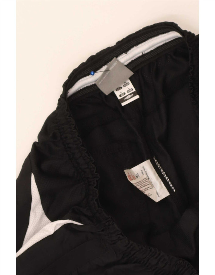 Umbro Mens Sport Shorts Grande Poliéster Colorblock Preto