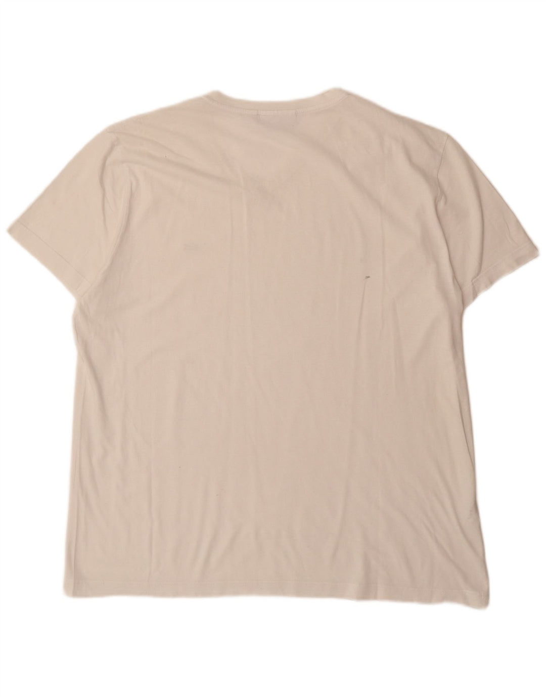 Camiseta masculina Lacoste Regular Fit tamanho superior 7 2XL algodão branco