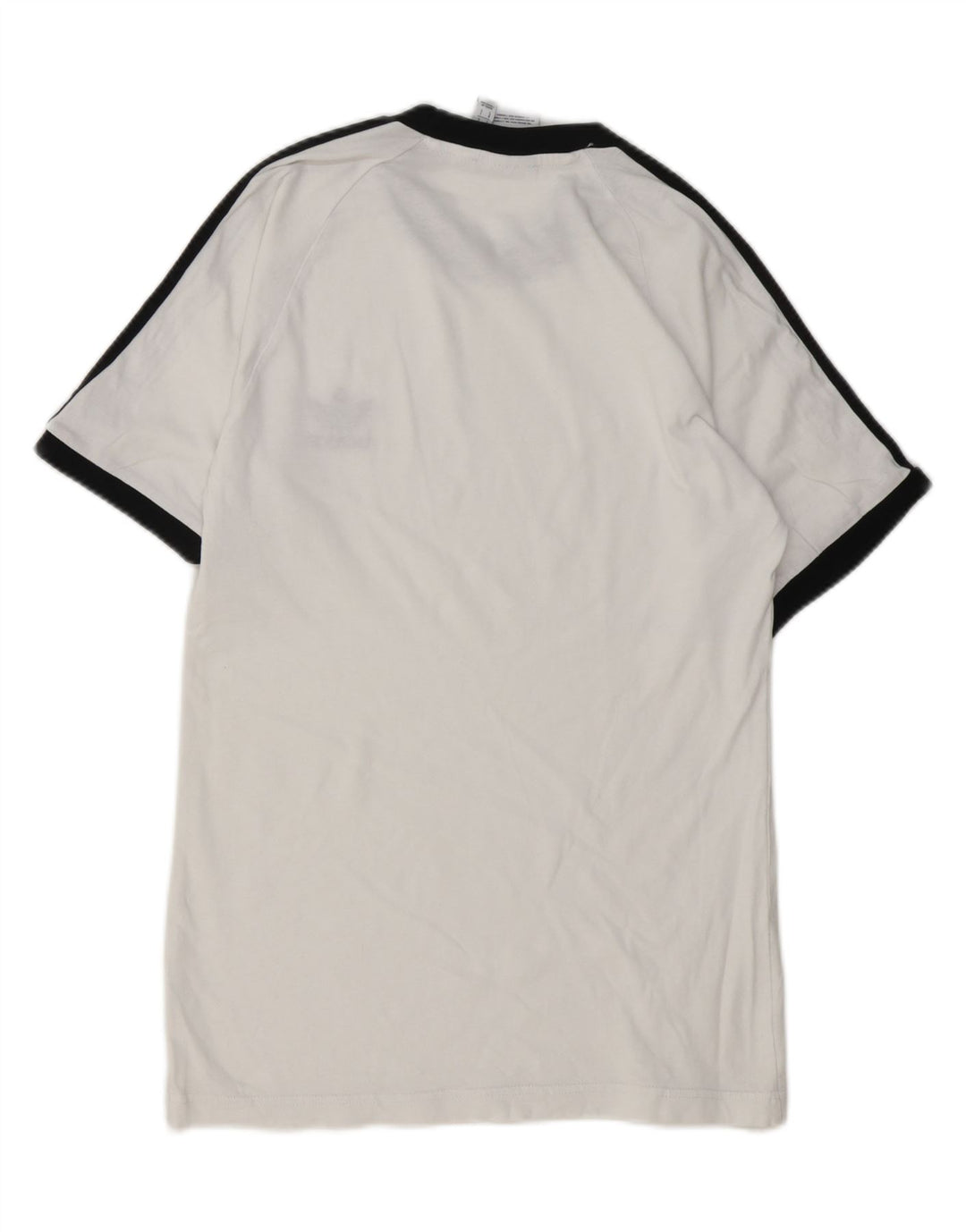 ADIDAS Mens T-Shirt Top Pequeno Branco