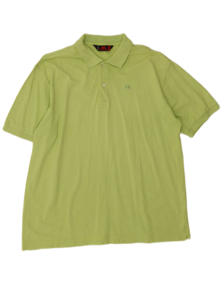 Camisa polo masculina Kappa XL algodão verde