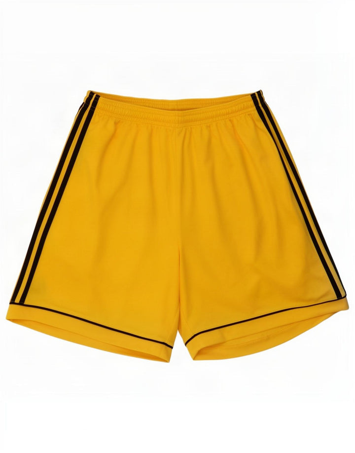 Adidas Mens Climalite Sport Shorts Grande Poliéster Amarelo
