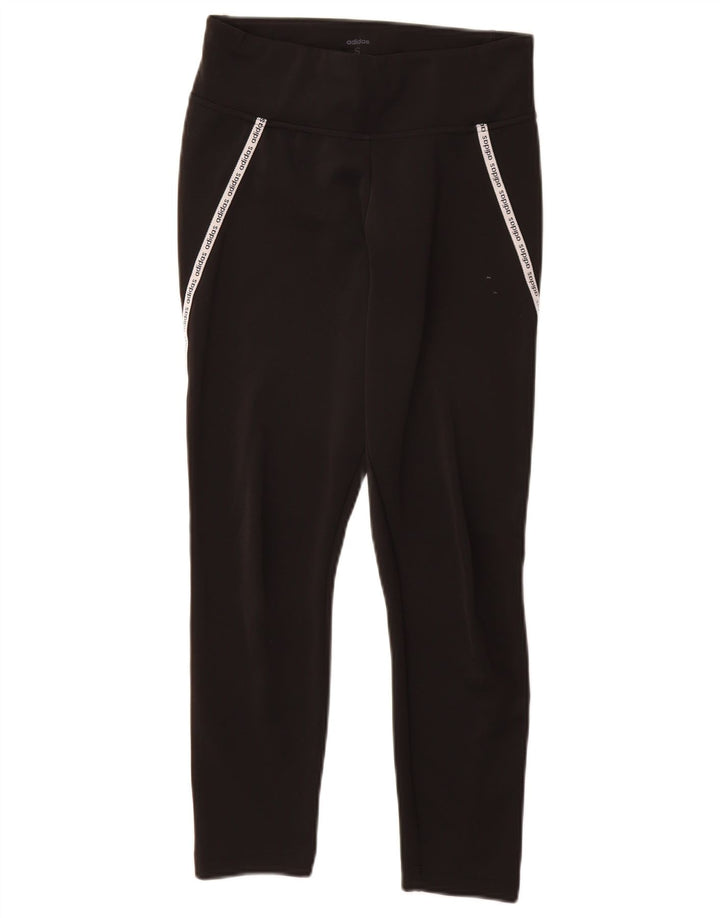 ADIDAS Womens Climalite Leggings UK 8/10 Small  Black