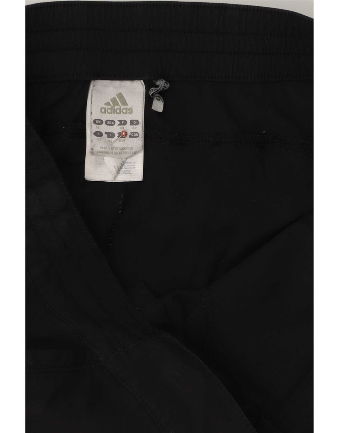Calça Adidas Feminina UK 16 Grande W36 L30 Poliéster Preto